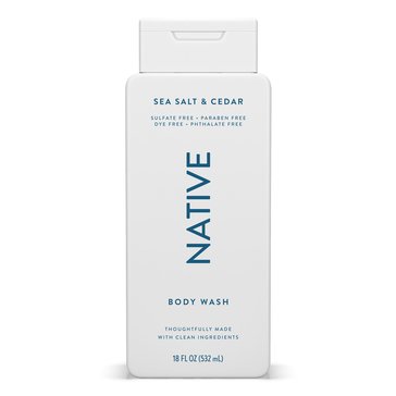 Native Sea Salt Cedar Body Wash