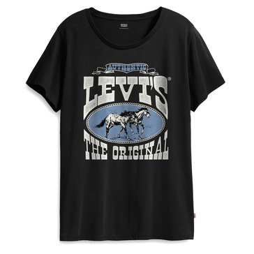 Levi's Women's Horse Poster Pirate Perfect Tee (Plus Size)