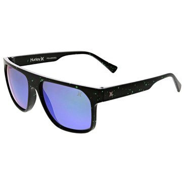 Hurley Men's Zone Polar Flat-Top Square Sunglasses