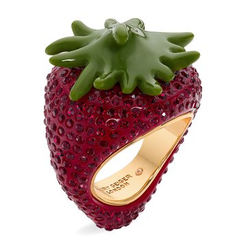 Kurt Geiger Strawberry Cocktail Ring
