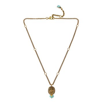 Kurt Geiger Eagle Stone Short Pendant Necklace