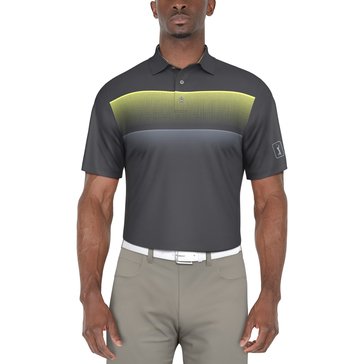 PGA Tour Men's Short Sleeve Gradient Print Polo