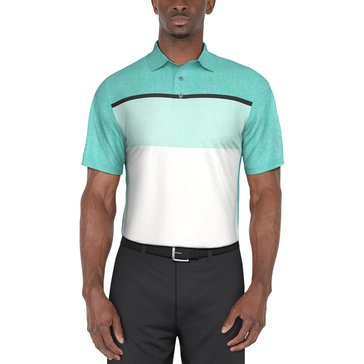 PGA Tour Men's Short Sleeve Color Block Polo