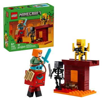 LEGO Minecraft The Nether Lava Battle Building Set (21266)