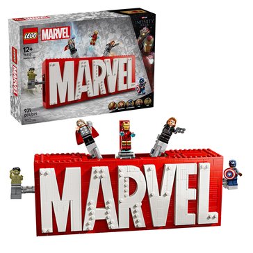 LEGO Marvel MARVEL Logo Minifigures Building Set 76313