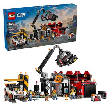 LEGO City Scrapyard with Cars Building Set (60472)