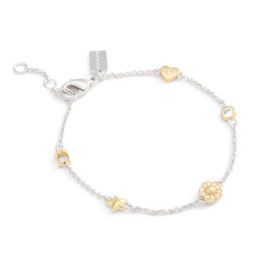 Coach Star Heart Tearose Flex Bracelet