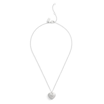 Coach C Heart Short Pendant Necklace
