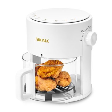 Aroma Glass Air Fryer And Countertop Convection Oven