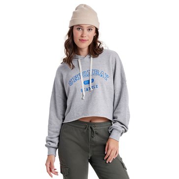 Unionbay Women's Izzy Crop Hoodie Cardigan