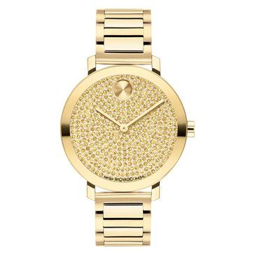 Movado Women's Bold Evolution 2.0 Crystal Pave Dial Bracelet Watch