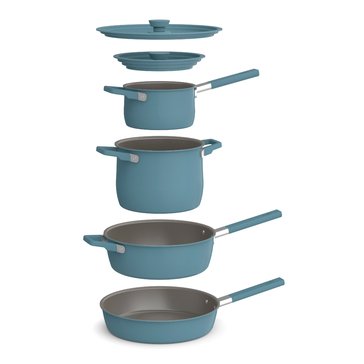 Bella 9-Piece Fits Anywhere Cookware Set