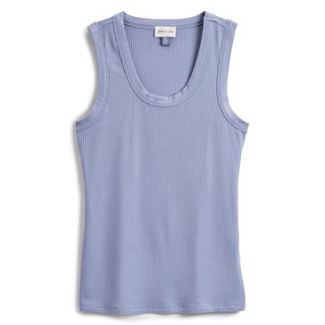 Yarn & Sea Women's High Neck Rib Tank