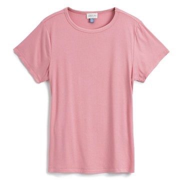 Yarn & Sea Women's Fitted Rib Crew Top