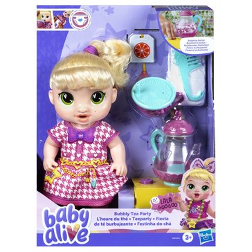 Baby Alive Bubbly Tea Party Blond Hair Lala Baby Doll