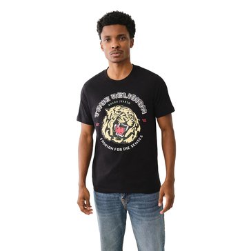 True Religion Men's Tiger Face Tee