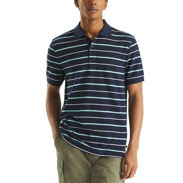 Nautica Men's Short Sleeve Sustainable Classic Fit Deck Polo