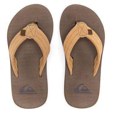 Quiksilver Big Kids' Carver Suede Core Sandal