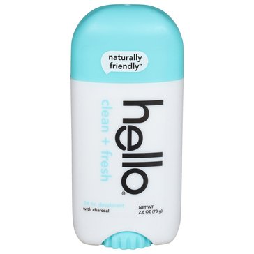 Hello Clean and Fresh Charcoal Deodorant