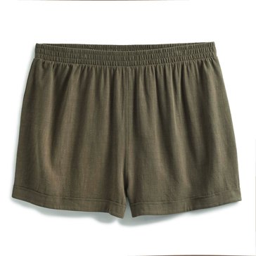 Yarn & Sea Women's Linen Roll Cuff Shorts (Plus Size)