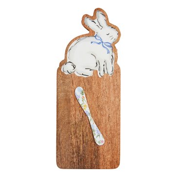 Mud Pie Bunny Wood Board Set