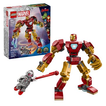 LEGO Marvel Iron Man Mech vs. Ultron Buildable Super Hero Figure Building Set (76307)