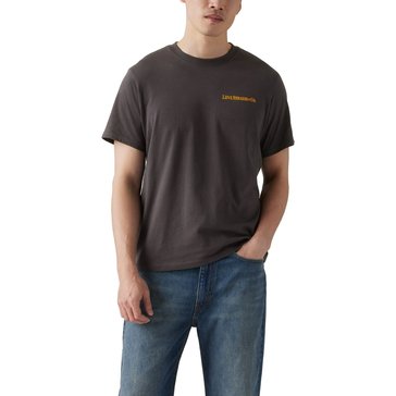 Levi's Men's Short Sleeve Archival Logo Graphic Crewneck Tee