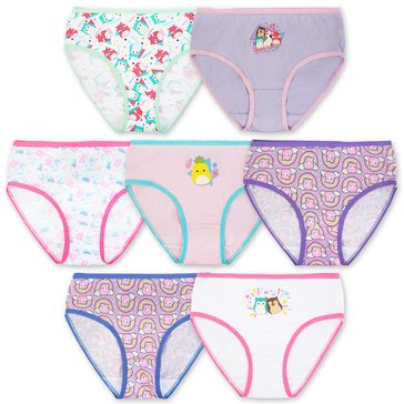 Squishmallows Girls' Panty 7-Pack