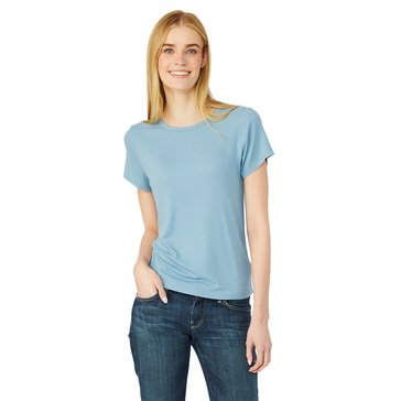 Yarn & Sea Women's Fitted Rib Crew Top (Plus Size)