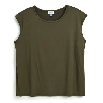 Yarn & Sea Women's Fitted Solid Tank (Plus Size)