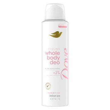 Dove Raspberry and Rose Whole Body Deodorant Spray