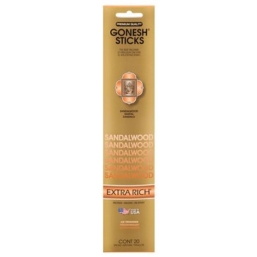 Gonesh Extra Rich Sandalwood Incense
