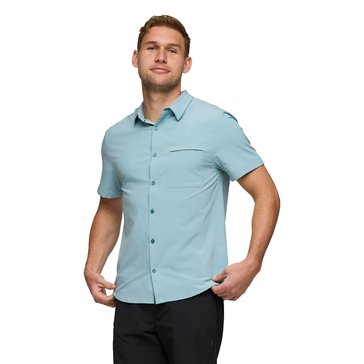 Cotopaxi Men's Cambio Button Up Short Sleeve Solid Shirt