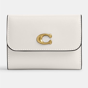 COACH Refined Calf Leather Essential Card Holder Wallet