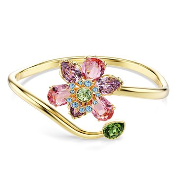 Swarovski Idyllia Open Bangle Flower Bracelet