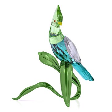 Swarovski Idyllia Green Turaco Figurine