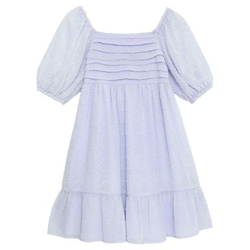 Speechless Big Girls' Square Neck Knee Length Dress