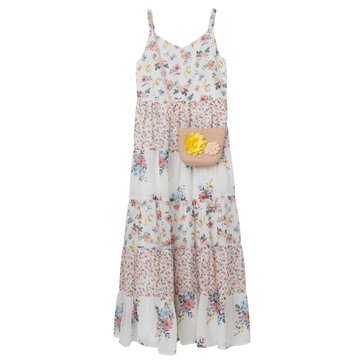 Speechless Big Girls' Sleeveless Floral Maxi Dress