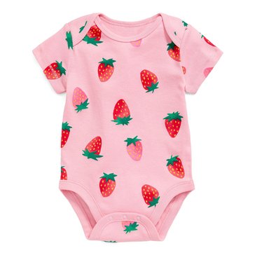 Old Navy Baby Girls' Short Sleeve Printed Bodysuit
