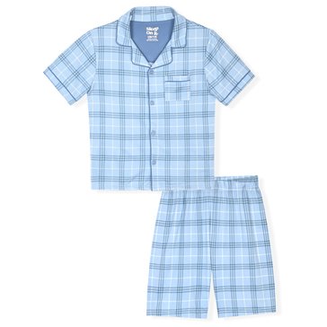 Sleep On It Little Boys' Anchors Coat Pajama Set, 2-Piece