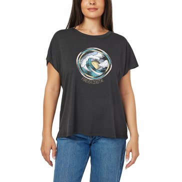 C & C California Women's Short Sleeve Julia Everyday Graphic Tee