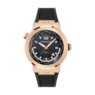 Salvatore Ferragamo Men's F-80 GMT Watch