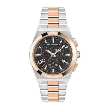 Salvatore Ferragamo Men's Vega Upper East Bracelet Chronograph Watch