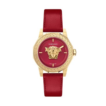 Versace Women's Medusa Deco Leather Watch