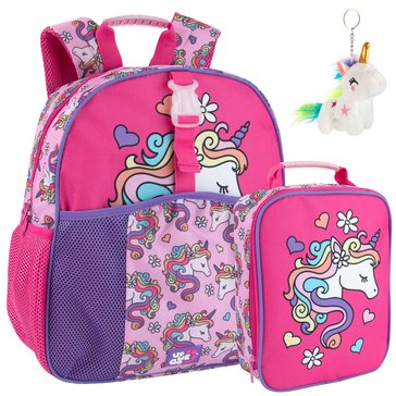 AD Sutton Girls Backpack With Lunch Kit