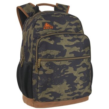 AD Sutton Kelty Camo Backpack Faux Suede Bottom