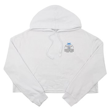 Coastal Edge Women's North Coast Pullover Crop Fleece Hoodie