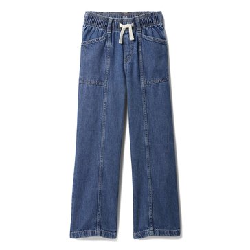 Gap Big Girls' Seamed Wide Leg Pull On Jeans