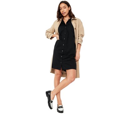 Old Navy Women's Short Sleeve Classic Shirt Mini Dress