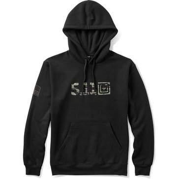 5.11 Men's Tiger Camo Pullover Fleece Hoodie
